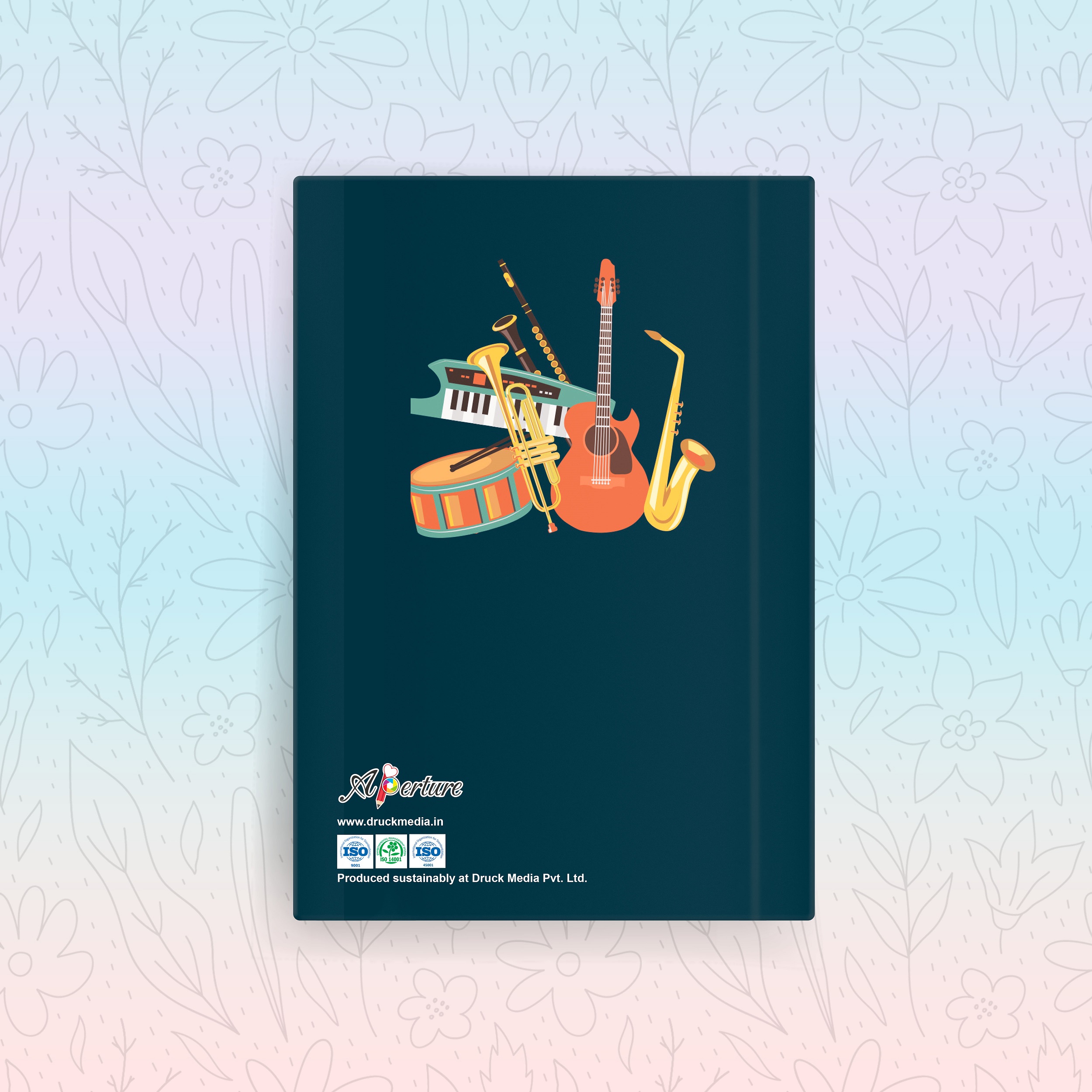 A5 Hard Bound Ruled Notebook (160 Pages, 80 GSM) Lay-Flat Ergonomics Quotation Dairy - Image 2