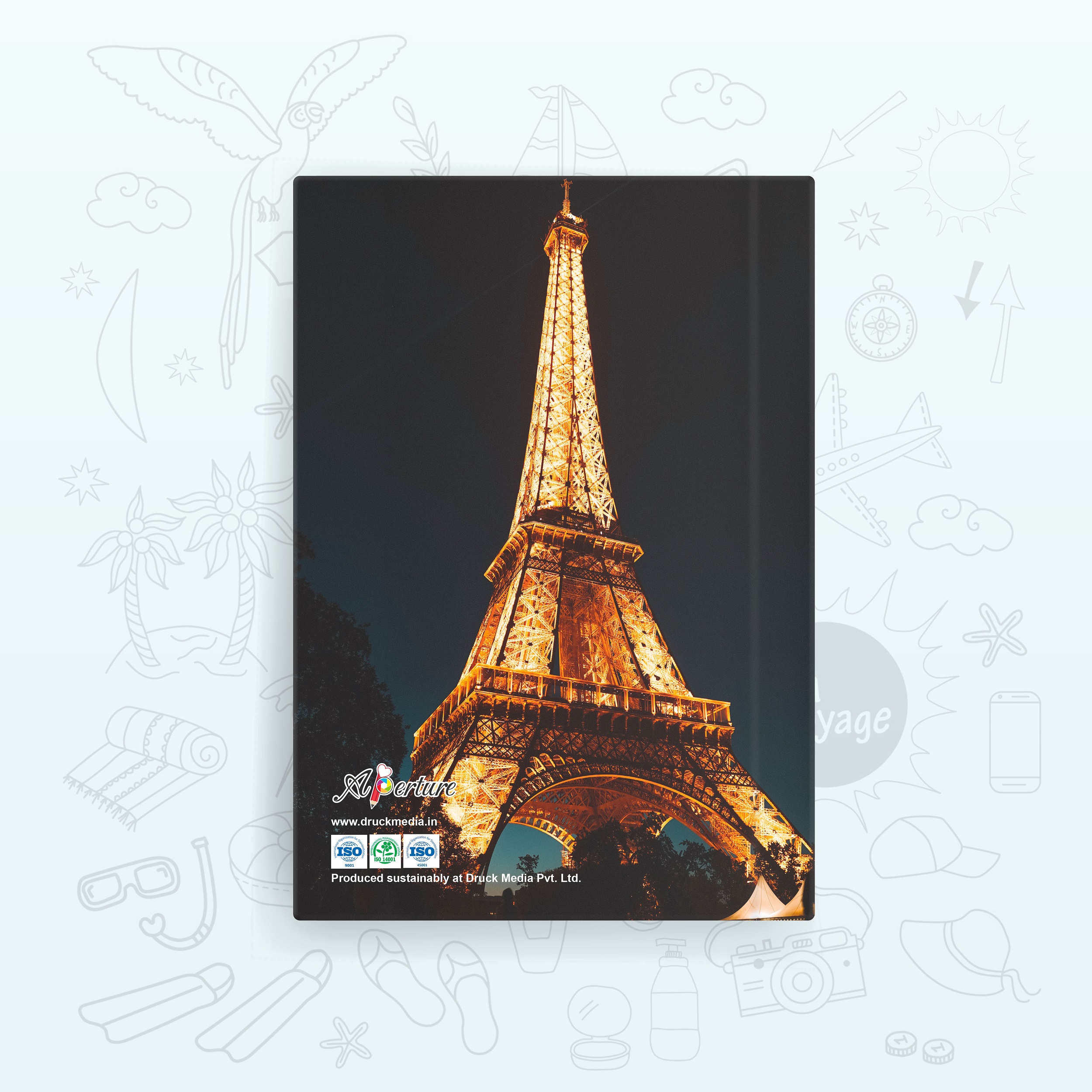 Vibrant A5 Travel Diary Notebook – 160 Ruled Pages with 80 GSM Premium Paper, Perfect for Journaling, Note-Taking, and Daily Adventures - Image 15