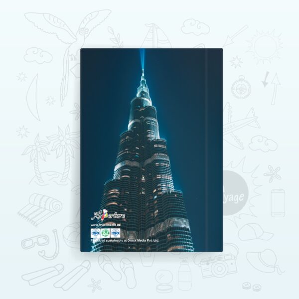 Vibrant A5 Travel Diary Notebook – 160 Ruled Pages with 80 GSM Premium Paper, Perfect for Journaling, Note-Taking, and Daily Adventures