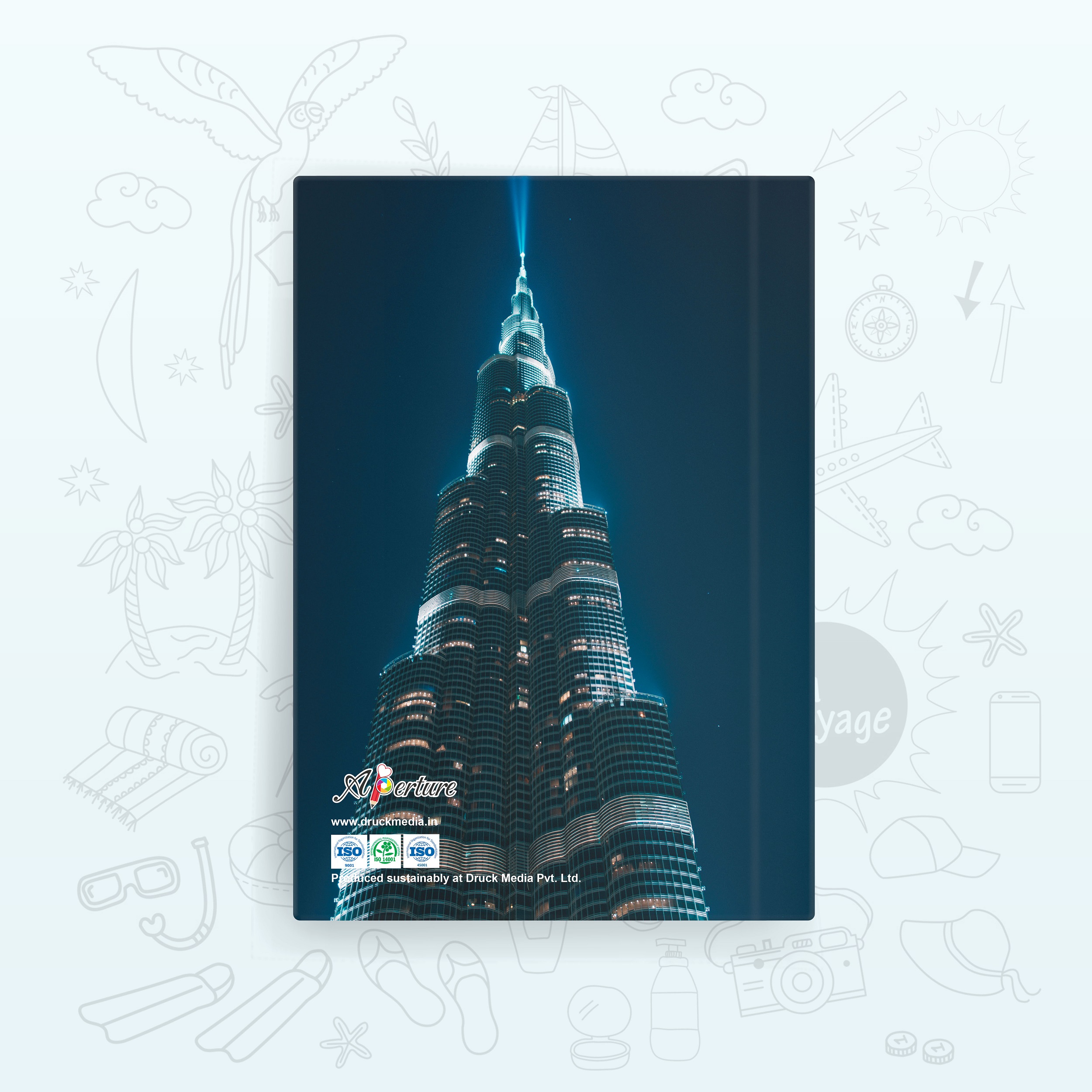 Vibrant A5 Travel Diary Notebook – 160 Ruled Pages with 80 GSM Premium Paper, Perfect for Journaling, Note-Taking, and Daily Adventures - Image 18