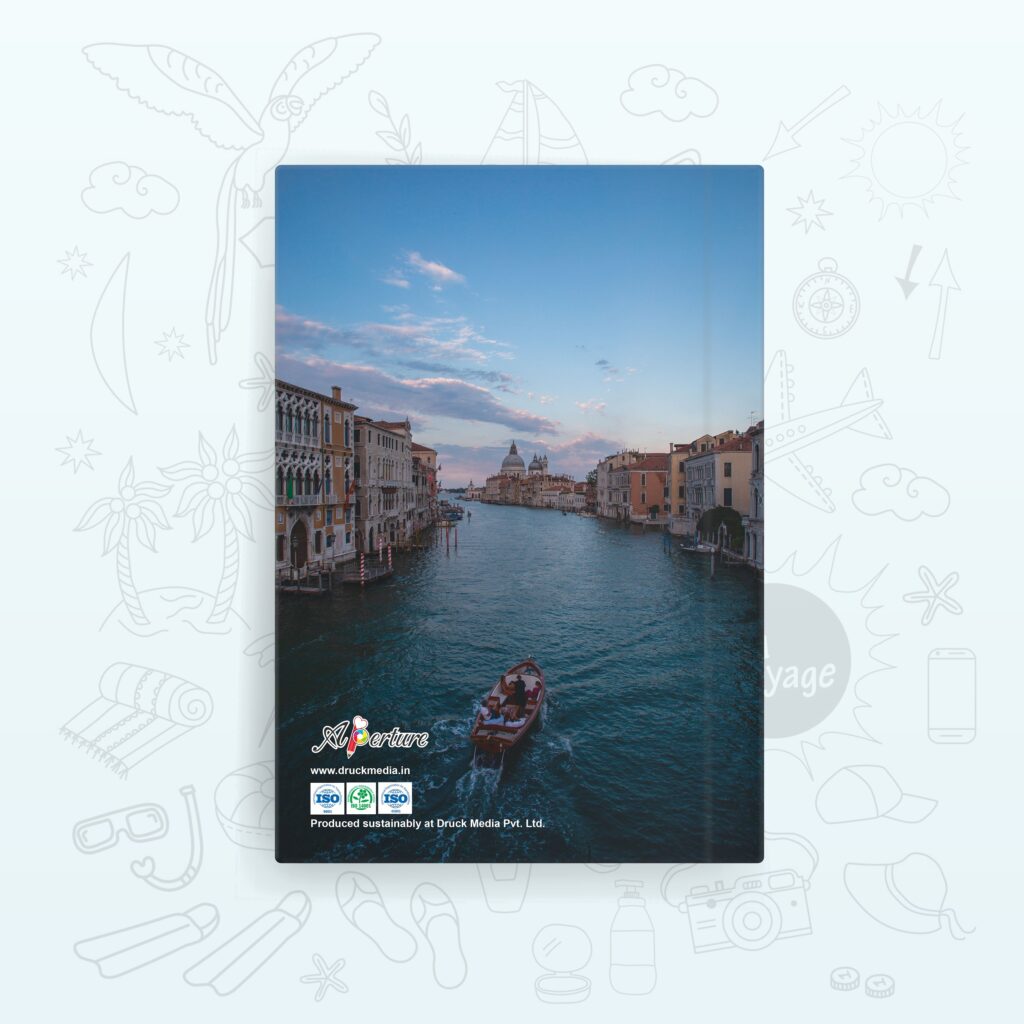 Vibrant A5 Travel Diary Notebook – 160 Ruled Pages with 80 GSM Premium Paper, Perfect for Journaling, Note-Taking, and Daily Adventures