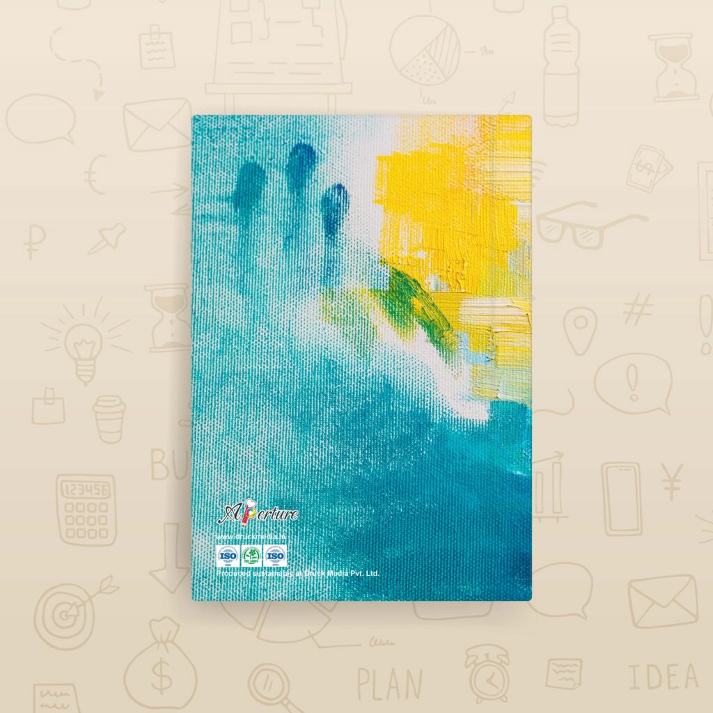 Abstract Design A5 Notebook – 160 Ruled Pages, 80 GSM Premium Paper, Hardbound Journal for Note-Taking, Daily Planning