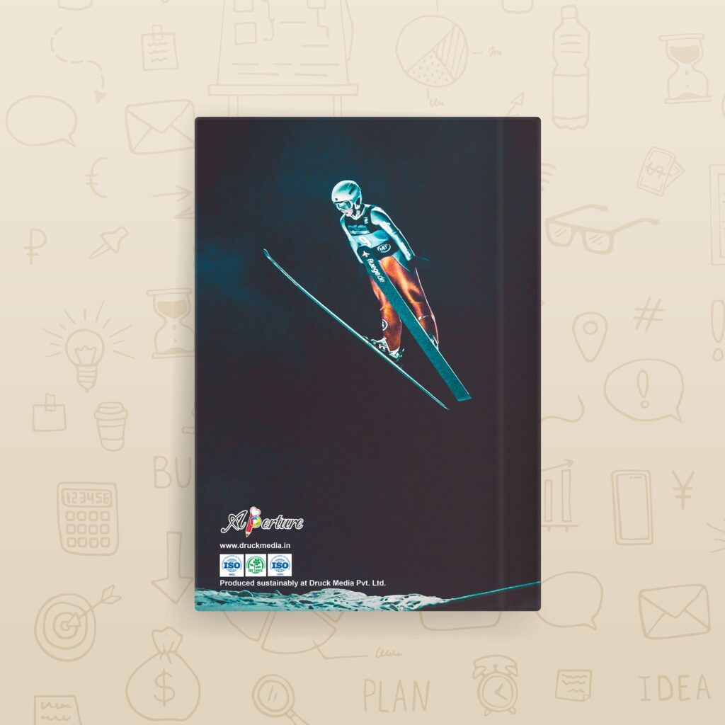 Abstract Design A5 Notebook – 160 Ruled Pages, 80 GSM Premium Paper, Hardbound Journal for Note-Taking, Daily Planning