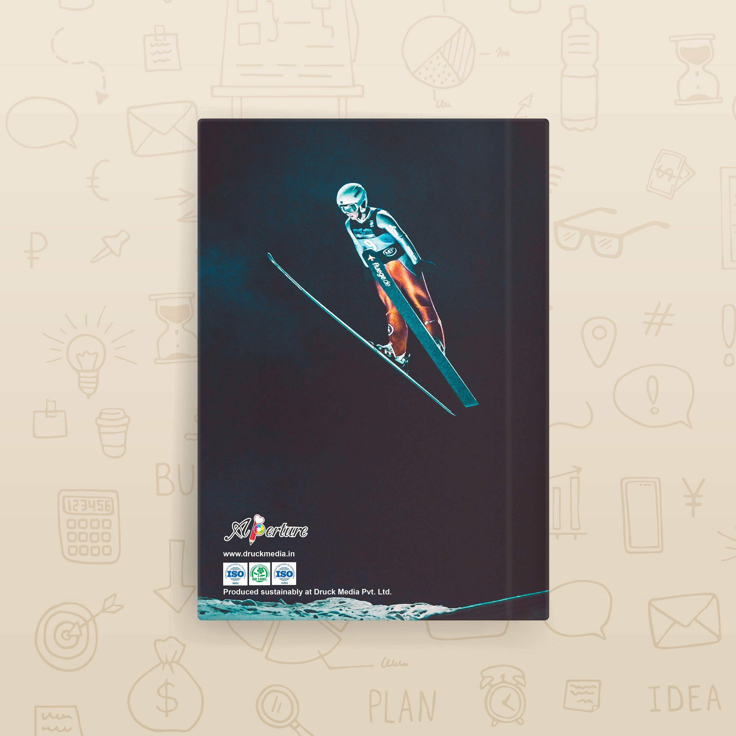 Abstract Design A5 Notebook – 160 Ruled Pages, 80 GSM Premium Paper, Hardbound Journal for Note-Taking, Daily Planning - Image 14