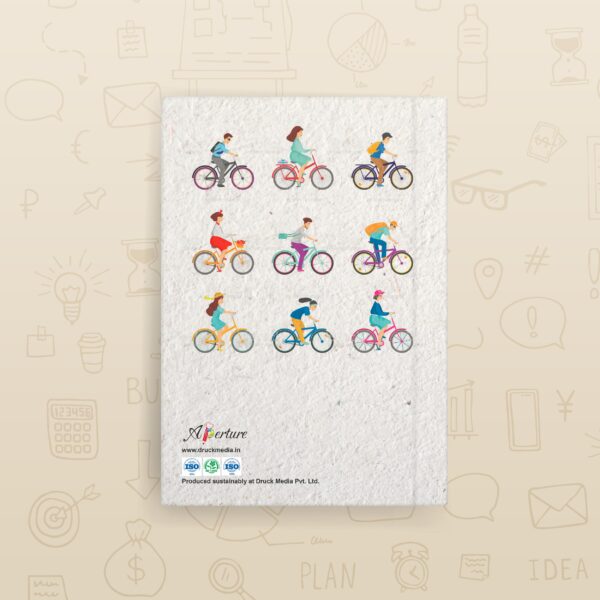 Abstract Design A5 Notebook – 160 Ruled Pages, 80 GSM Premium Paper, Hardbound Journal for Note-Taking, Daily Planning