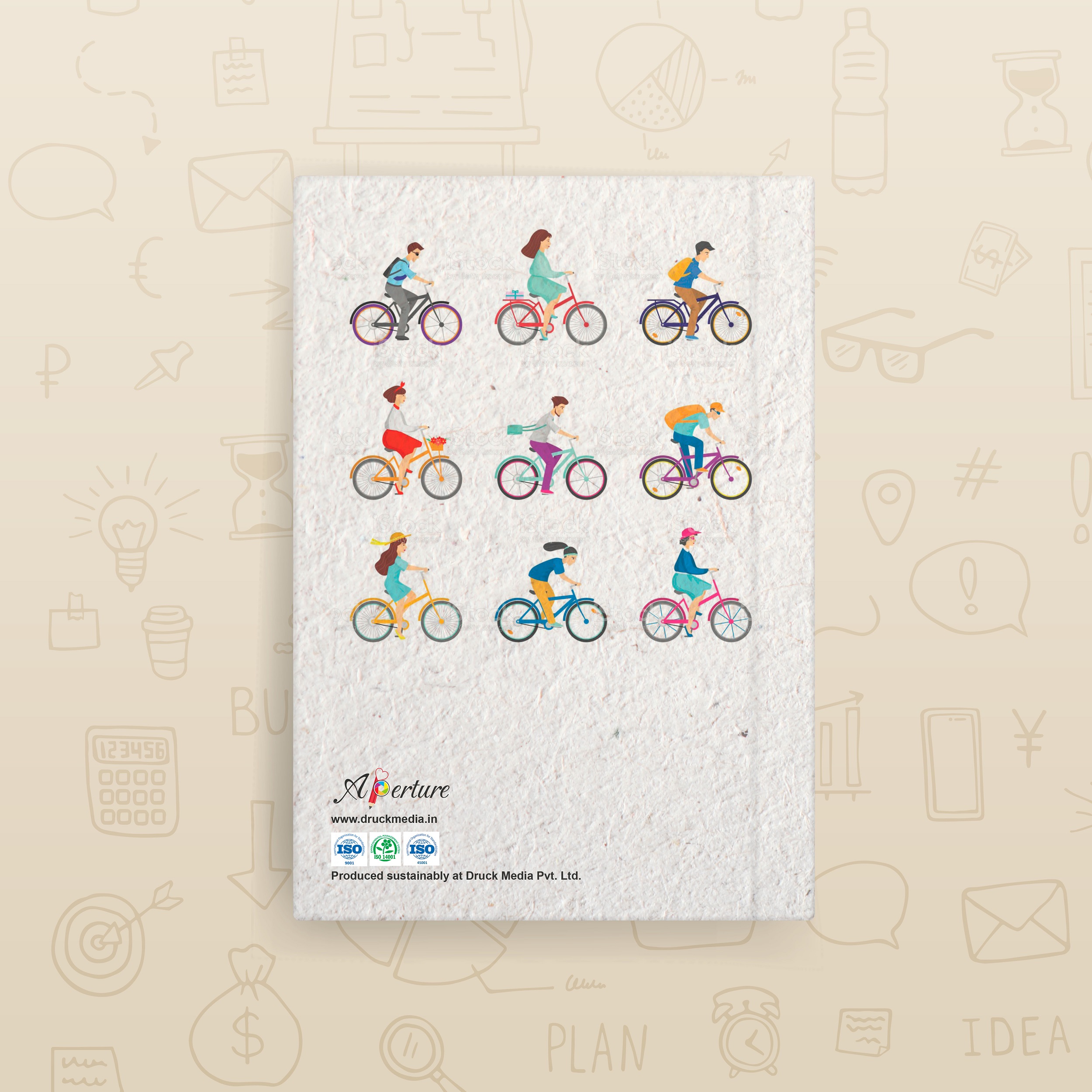 Abstract Design A5 Notebook – 160 Ruled Pages, 80 GSM Premium Paper, Hardbound Journal for Note-Taking, Daily Planning - Image 8