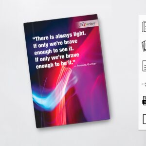 A5 Hard Bound Ruled Notebook (160 Pages, 80 GSM) Lay-Flat Ergonomics Quotation Dairy - Image 13