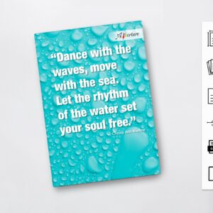 A5 Hard Bound Ruled Notebook (160 Pages, 80 GSM) Lay-Flat Ergonomics Quotation Dairy - Image 16