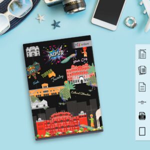 Vibrant A5 Travel Diary Notebook – 160 Ruled Pages with 80 GSM Premium Paper, Perfect for Journaling, Note-Taking, and Daily Adventures - Image 12