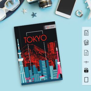 Vibrant A5 Travel Diary Notebook – 160 Ruled Pages with 80 GSM Premium Paper, Perfect for Journaling, Note-Taking, and Daily Adventures - Image 22