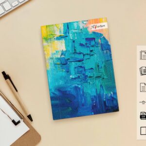 Abstract Design A5 Notebook – 160 Ruled Pages, 80 GSM Premium Paper, Hardbound Journal for Note-Taking, Daily Planning - Image 29