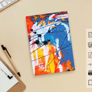 Abstract Design A5 Notebook – 160 Ruled Pages, 80 GSM Premium Paper, Hardbound Journal for Note-Taking, Daily Planning - Image 19