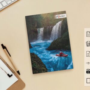 Abstract Design A5 Notebook – 160 Ruled Pages, 80 GSM Premium Paper, Hardbound Journal for Note-Taking, Daily Planning - Image 13