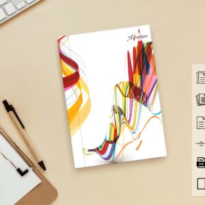 Abstract Design A5 Notebook – 160 Ruled Pages, 80 GSM Premium Paper, Hardbound Journal for Note-Taking, Daily Planning - Image 10