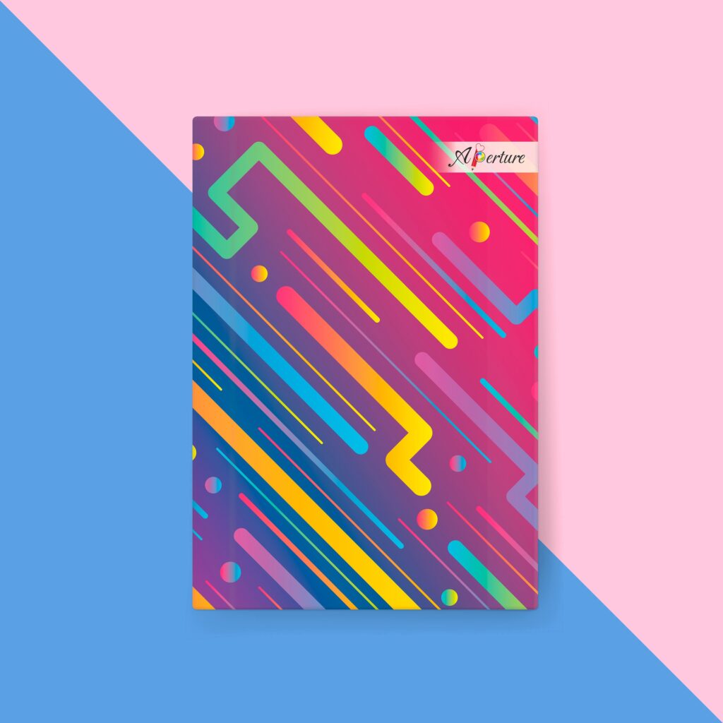 A5 Hard Celebration Theme Notebook 160 Ruled Pages, 80 GSM, Lay-Flat Design Diary