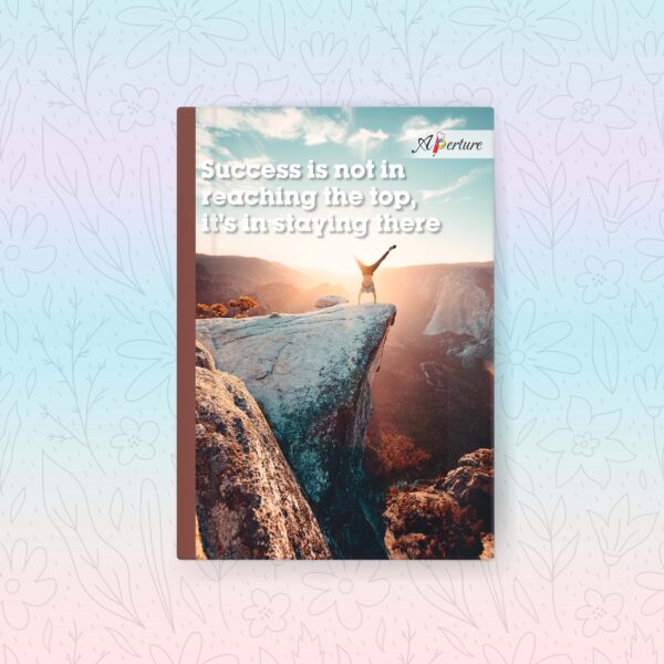 A5 Hard Bound Ruled Notebook (160 Pages, 80 GSM) Lay-Flat Ergonomics Quotation Dairy