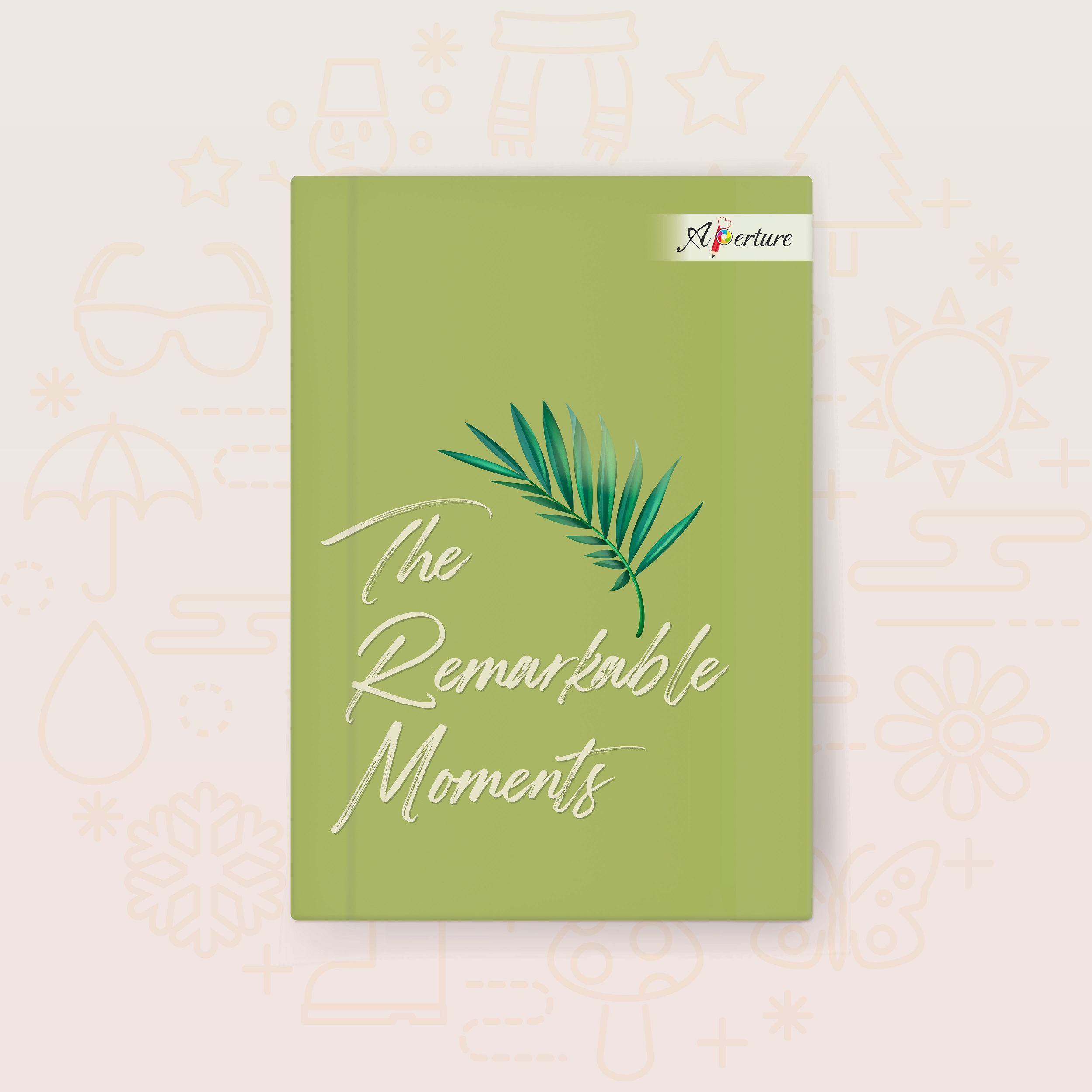 A5 Hardbound Seasonal Diary Notebook 160 Pages of 80 GSM Ruled Paper, Durable Cover, Perfect for Note-taking, and Daily Planning - Image 1