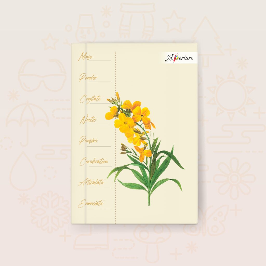 A5 Hardbound Seasonal Diary Notebook 160 Pages of 80 GSM Ruled Paper, Durable Cover, Perfect for Note-taking, and Daily Planning