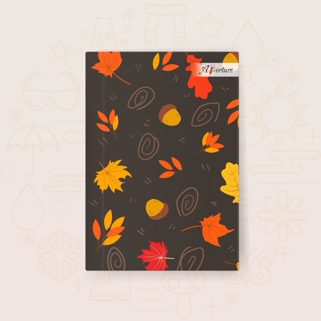 A5 Hardbound Seasonal Diary Notebook 160 Pages of 80 GSM Ruled Paper, Durable Cover, Perfect for Note-taking, and Daily Planning