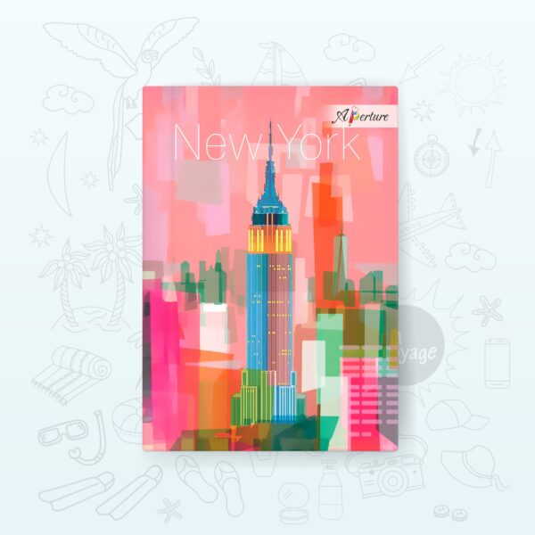 Vibrant A5 Travel Diary Notebook – 160 Ruled Pages with 80 GSM Premium Paper, Perfect for Journaling, Note-Taking, and Daily Adventures