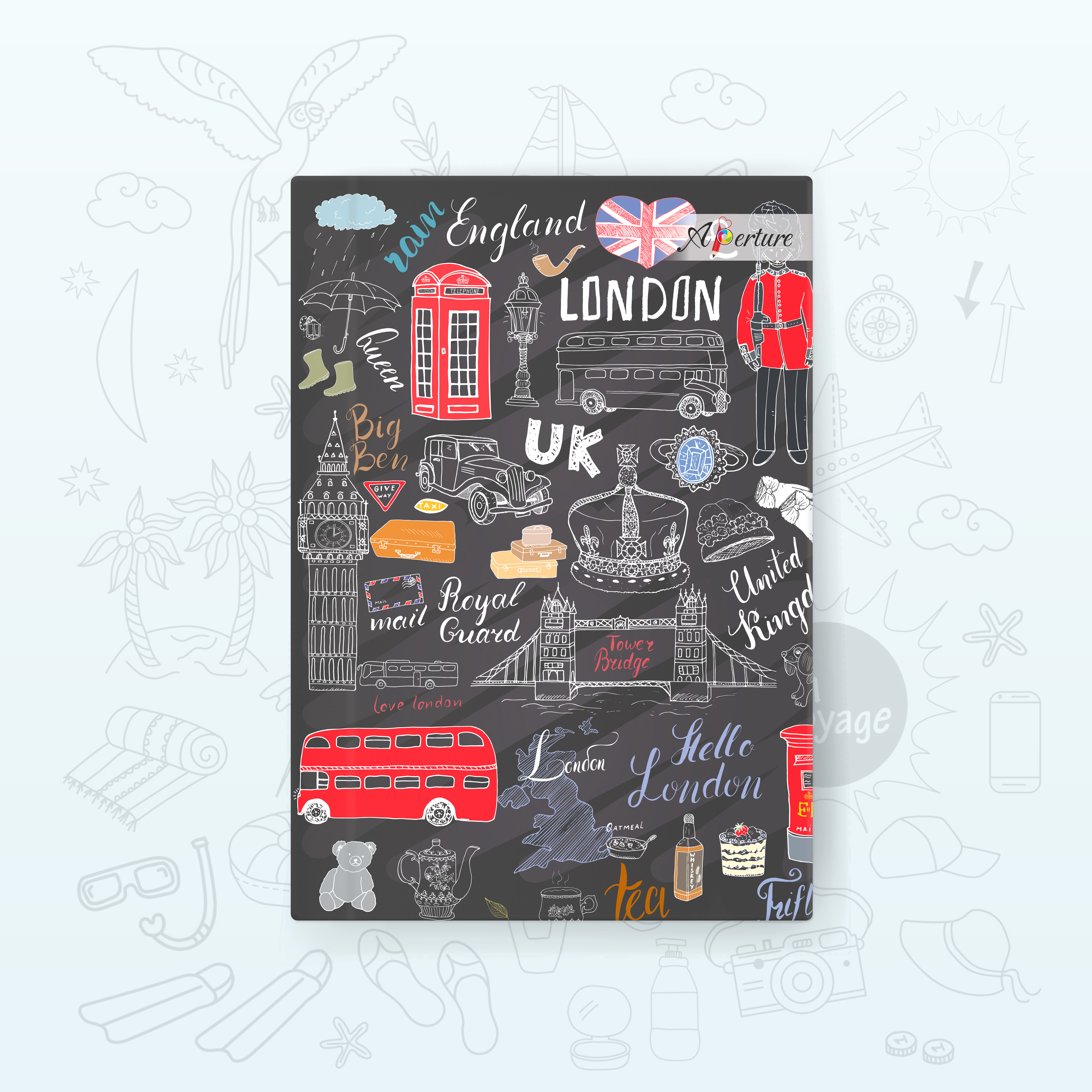 Vibrant A5 Travel Diary Notebook – 160 Ruled Pages with 80 GSM Premium Paper, Perfect for Journaling, Note-Taking, and Daily Adventures - Image 31