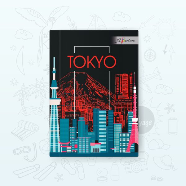 Vibrant A5 Travel Diary Notebook – 160 Ruled Pages with 80 GSM Premium Paper, Perfect for Journaling, Note-Taking, and Daily Adventures