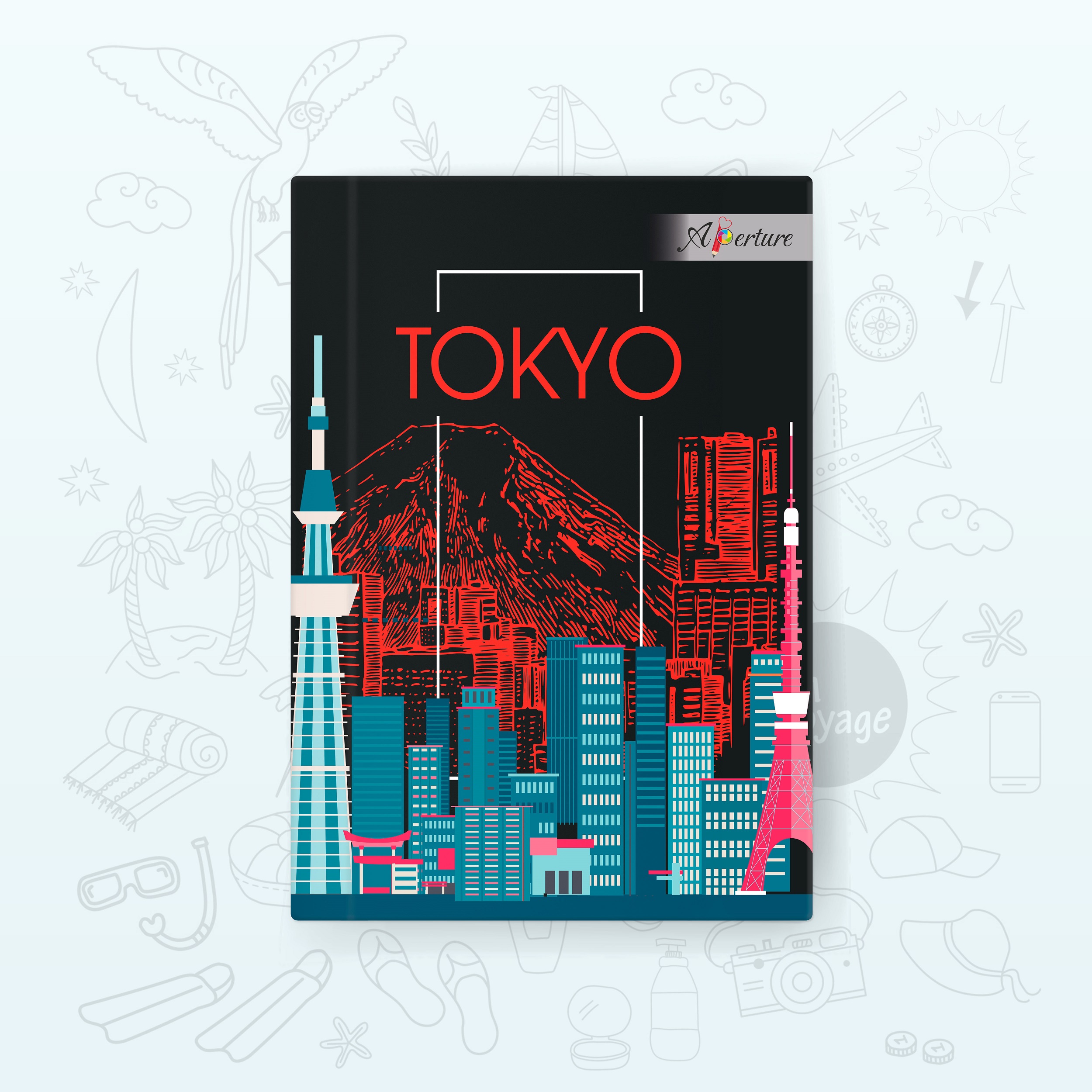 Vibrant A5 Travel Diary Notebook – 160 Ruled Pages with 80 GSM Premium Paper, Perfect for Journaling, Note-Taking, and Daily Adventures - Image 23