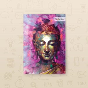 Abstract Design A5 Notebook – 160 Ruled Pages, 80 GSM Premium Paper, Hardbound Journal for Note-Taking, Daily Planning