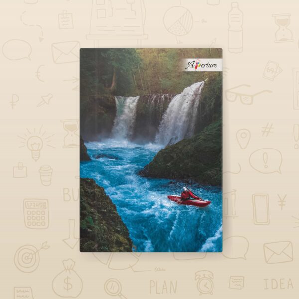 Abstract Design A5 Notebook – 160 Ruled Pages, 80 GSM Premium Paper, Hardbound Journal for Note-Taking, Daily Planning