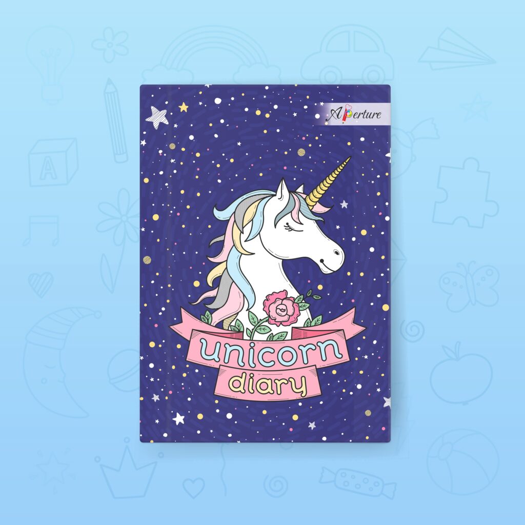 Cartoon Characters Hardbound A5 Diary 160 Ruled Pages 80 GSM Perfect for Kids, Students