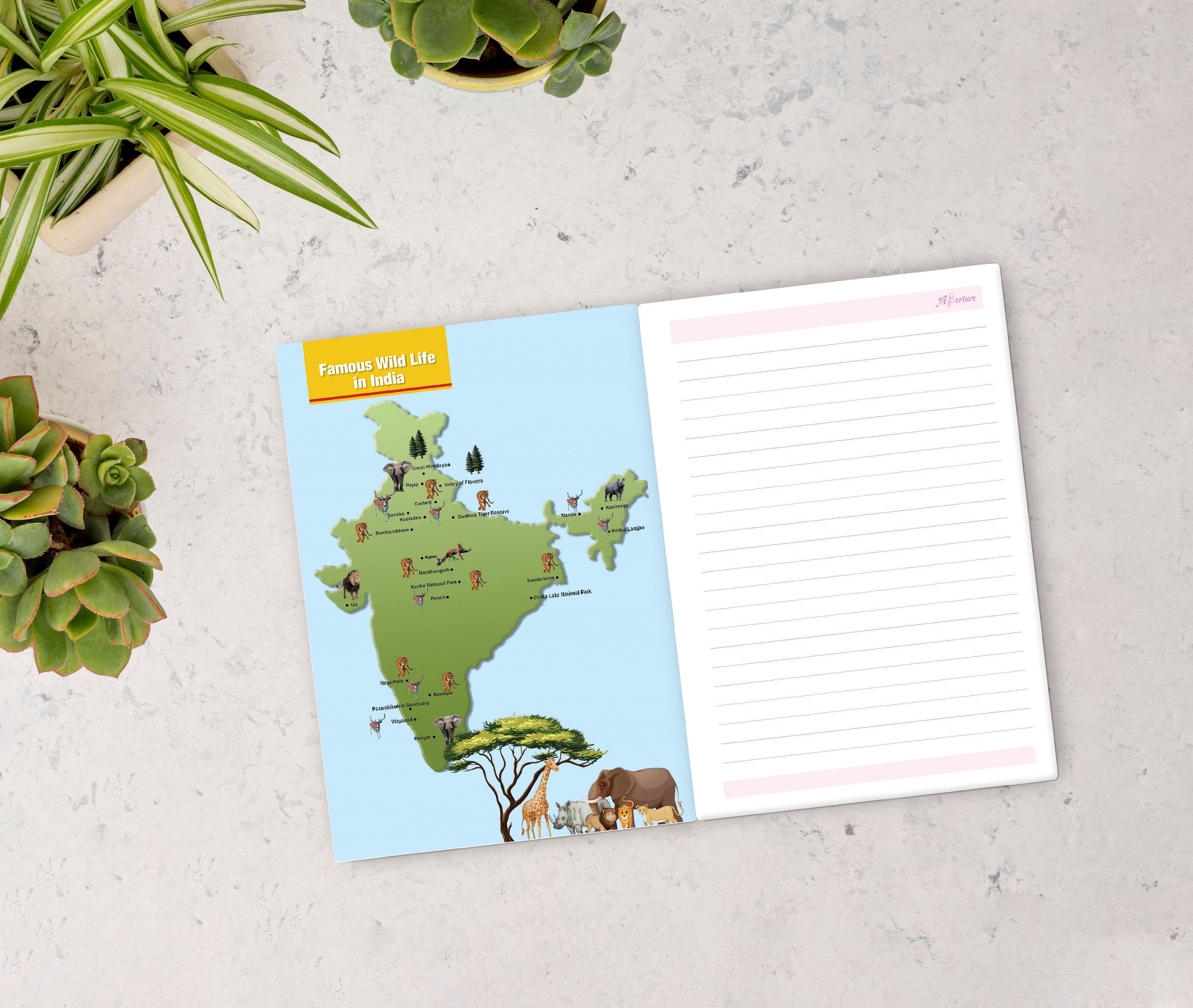 National Park A5 Hard Bound Diary 160 Ruled Pages 80 GSM Paper for Smooth Writing - Image 7