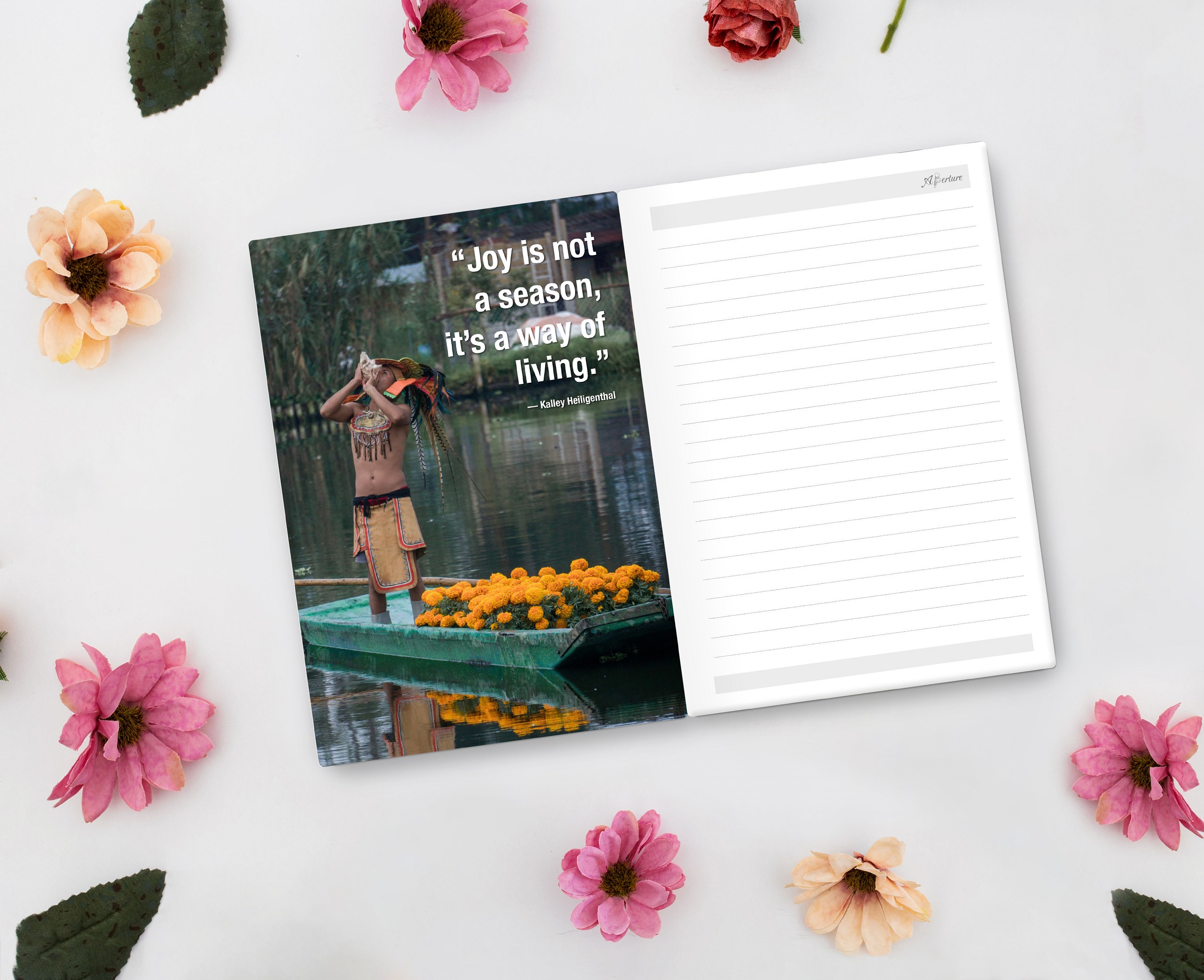 A5 Hardbound Seasonal Diary Notebook 160 Pages of 80 GSM Ruled Paper, Durable Cover, Perfect for Note-taking, and Daily Planning - Image 4