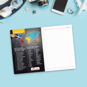 Vibrant A5 Travel Diary Notebook – 160 Ruled Pages with 80 GSM Premium Paper, Perfect for Journaling, Note-Taking, and Daily Adventures - Image 7