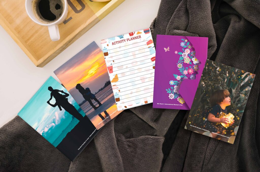A5 Hard Celebration Theme Notebook 160 Ruled Pages, 80 GSM, Lay-Flat Design Diary