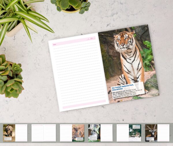 National Park A5 Hard Bound Diary 160 Ruled Pages 80 GSM Paper for Smooth Writing