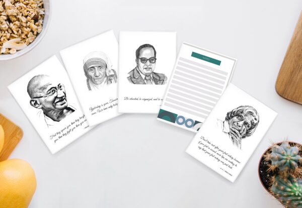 A5 Hard Bound Ruled Notebook (160 Pages, 80 GSM) Lay-Flat Ergonomics Quotation Dairy