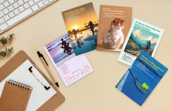 Abstract Design A5 Notebook – 160 Ruled Pages, 80 GSM Premium Paper, Hardbound Journal for Note-Taking, Daily Planning