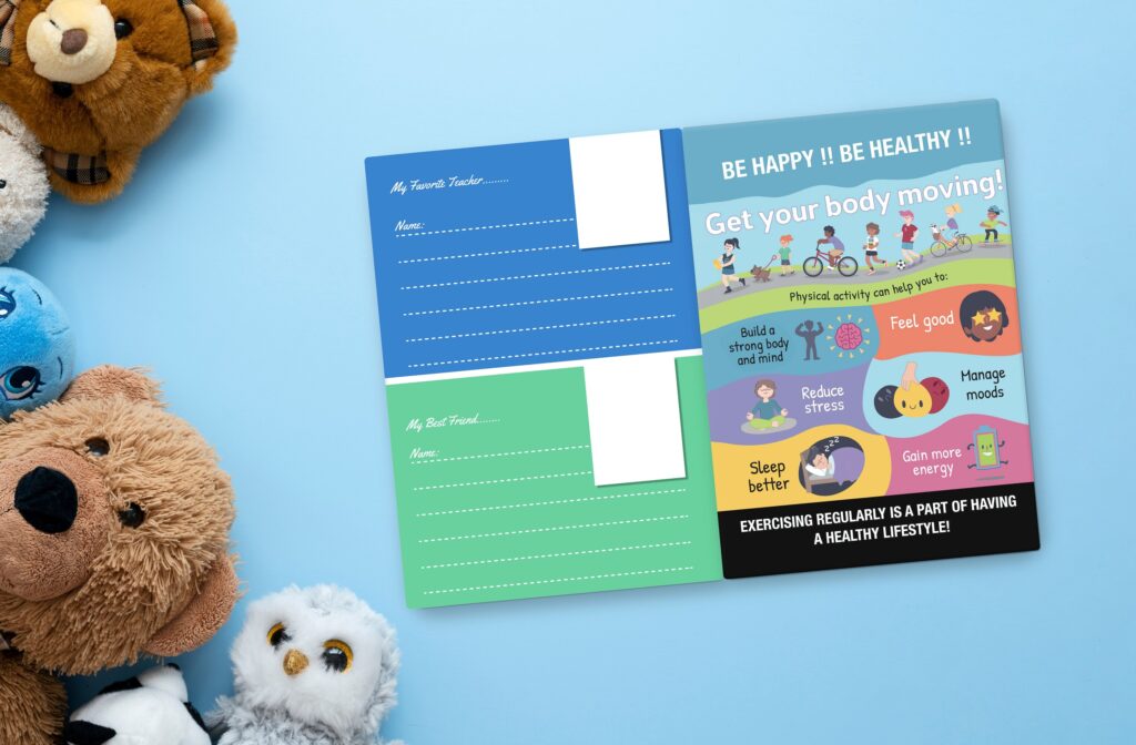 Cartoon Characters Hardbound A5 Diary 160 Ruled Pages 80 GSM Perfect for Kids, Students