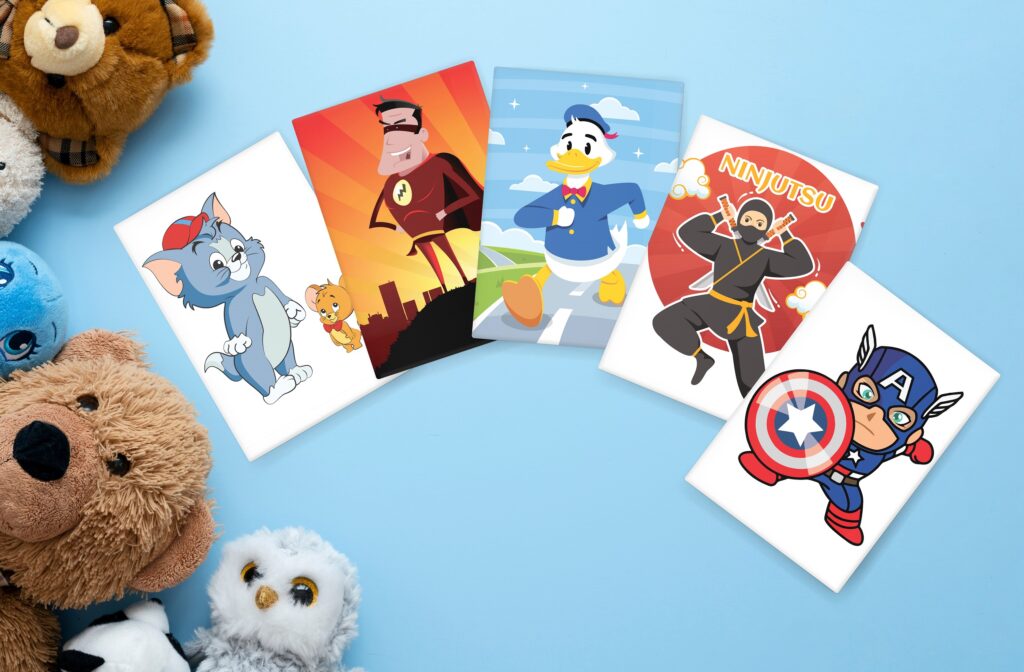 Cartoon Characters Hardbound A5 Diary 160 Ruled Pages 80 GSM Perfect for Kids, Students
