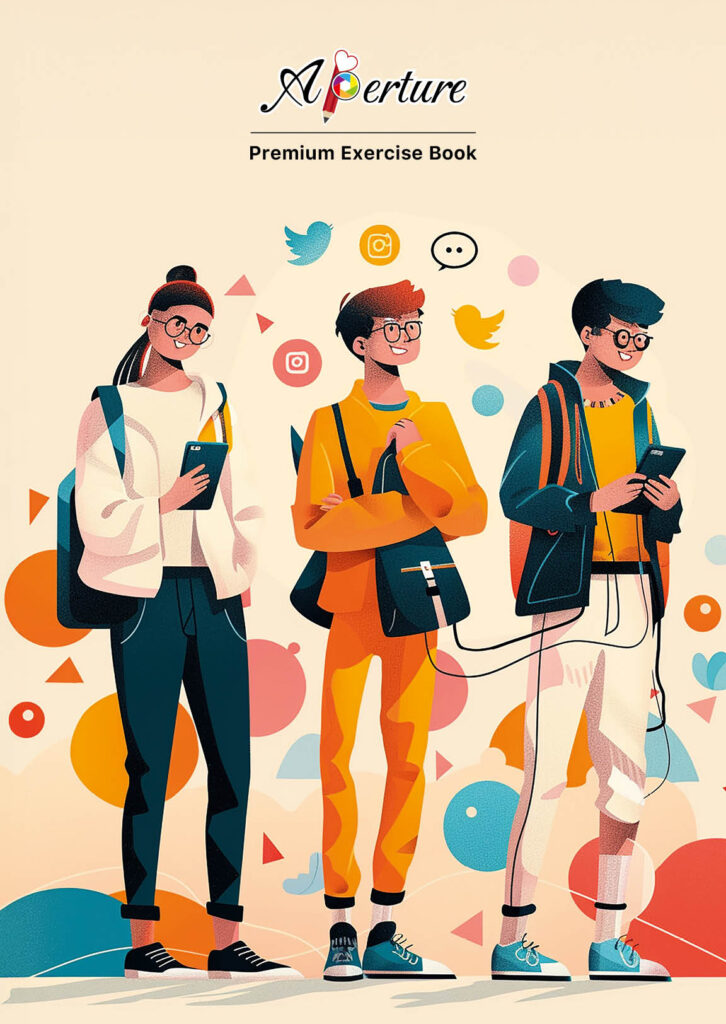 Aperture Social Media Design LongBook/Exercise Notebook