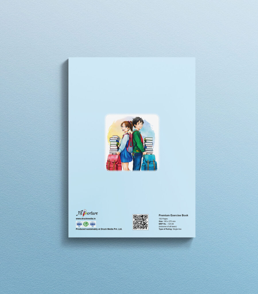 Aperture Casual kid school design LongBook/Exercise Notebook