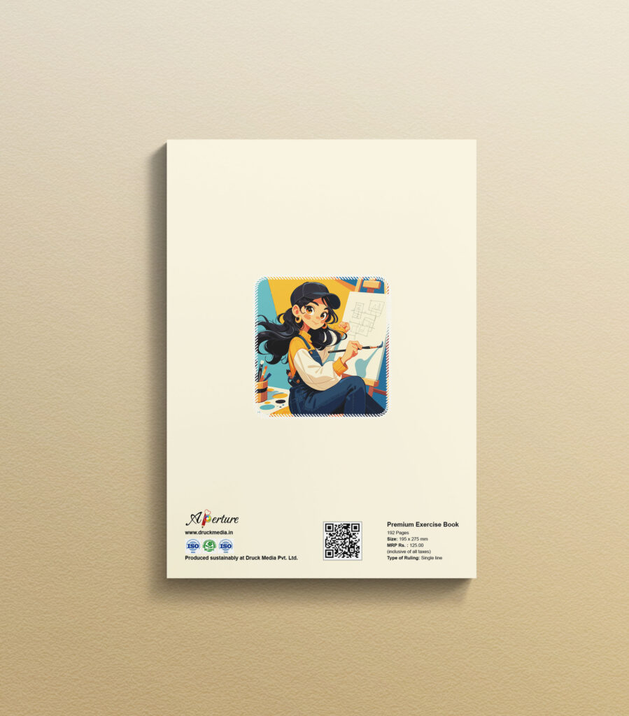 Aperture Studious Girl design LongBook/Exercise Notebook