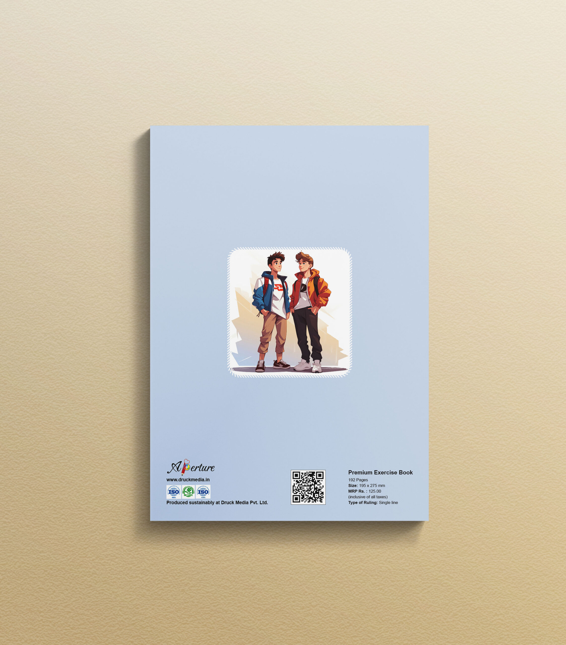 Aperture Social Media Design LongBook/Exercise Notebook - Image 3