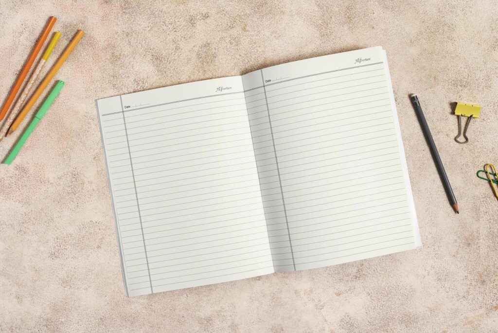 Aperture Studious Girl design LongBook/Exercise Notebook