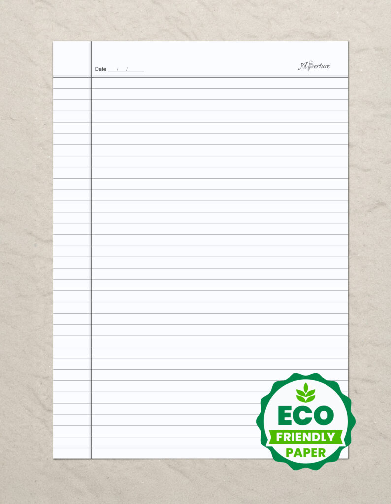 Aperture Formal kid design LongBook/Exercise Notebook