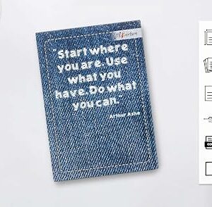 A5 Hard Bound Ruled Notebook (160 Pages, 80 GSM) Lay-Flat Ergonomics Quotation Dairy - Image 31