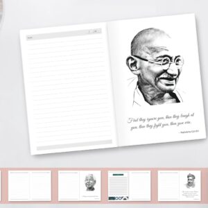A5 Hard Bound Ruled Notebook (160 Pages, 80 GSM) Lay-Flat Ergonomics Quotation Dairy - Image 34