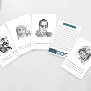 A5 Hard Bound Ruled Notebook (160 Pages, 80 GSM) Lay-Flat Ergonomics Quotation Dairy - Image 33